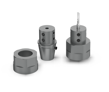 CQS-SH25-25001: ER25 w/ 1/4'' bore Boring Adaptor, Locator Pin, No Nut