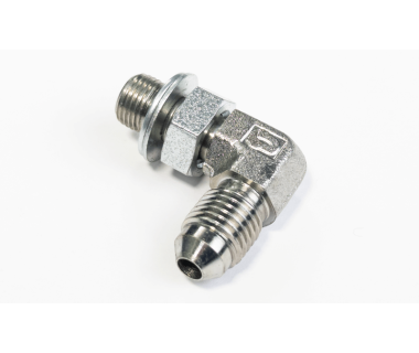 FIT-MICRO-4x2-90: 90° Male Union 1/4 JIC to 1/8 BSPP (For MicroBore)