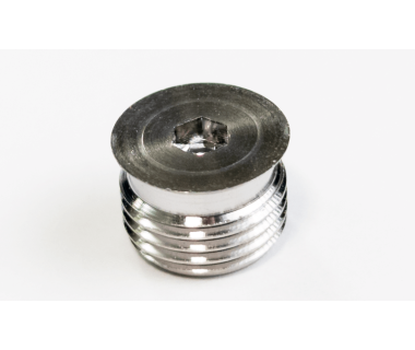 FIT-3/8-28-SS Plug: Coolant Port Plug