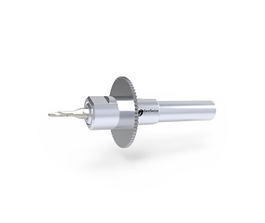 SAC-N312-312187: Arbor, Combo SP, Ø.312"x1/8 Hub, Ø.1875" Bore, Ø5/16 Shk, Ø3/8 Flg, 2.5 OAL