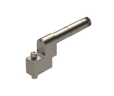 CIT-GSE306-DE312-3X: High-Speed 90° Driven Tool with ER11 Double Ended Spindle, I/O= 1/3 Ratio