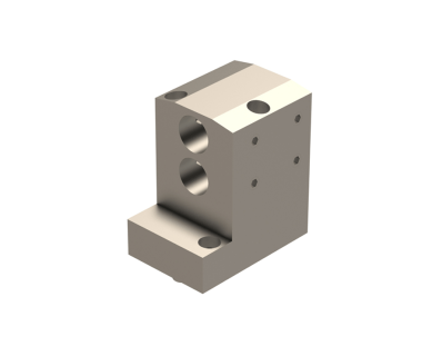 CIT-VDF-401: ID 2 Position Tool Holder for M12/16, Bore Ø3/4", For Turret