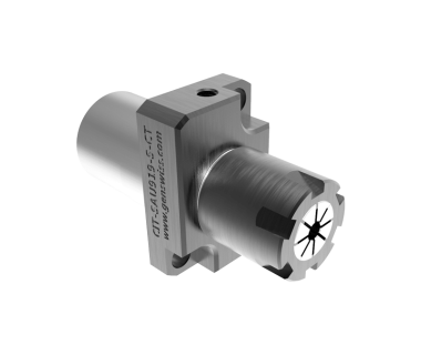 CIT-SAU919-S-CT: ¾” Sleeve Adapter, ½” Wide, Face Mount for Citizen L20 Type X, Coolant Thru