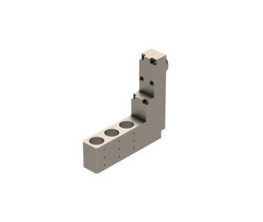 CIT-GDF1601-L: ID 3 Position Dog Leg Tool Holder Ø1" Bores For L32,Position T10 For U30B & U32B