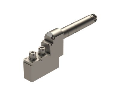 CIT-GSE-507-DS: 90° 2 Spindle For M212/M216/M312/M316, ER11/08, i/o 1:1, T06-09, Drill Depth 15mm