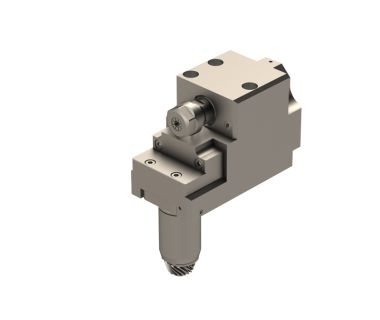 CIT-KSE110-KAI-2x: 90° 2X Accel Spdl M32, ER16, i/o 1:2, Int. Coolant 120 Bar Max, Drill Depth 22mm