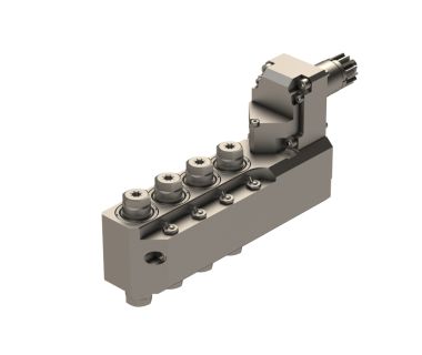 CIT-MSE-707: 90° 4 Spindle Double Ended For M4-16, ER11, i/o 1:1, For B-Axis, Ext Coolant Delivery