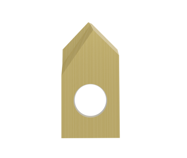 SDI-4090-PRF-TIN: #4 Spot Drill Insert 90°, Pos. Grind,  RH, .005 web,  Carbide w/ TiN Coating