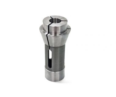 MC-TF37SP-0.6250-SB-EP-ENT.500: 5/8" Steel Sub-Spindle Collet Smooth Bore, .500 Ext. Taper Nose