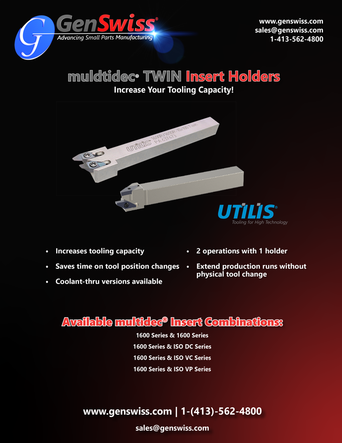 Multidec TWIN Insert Holders