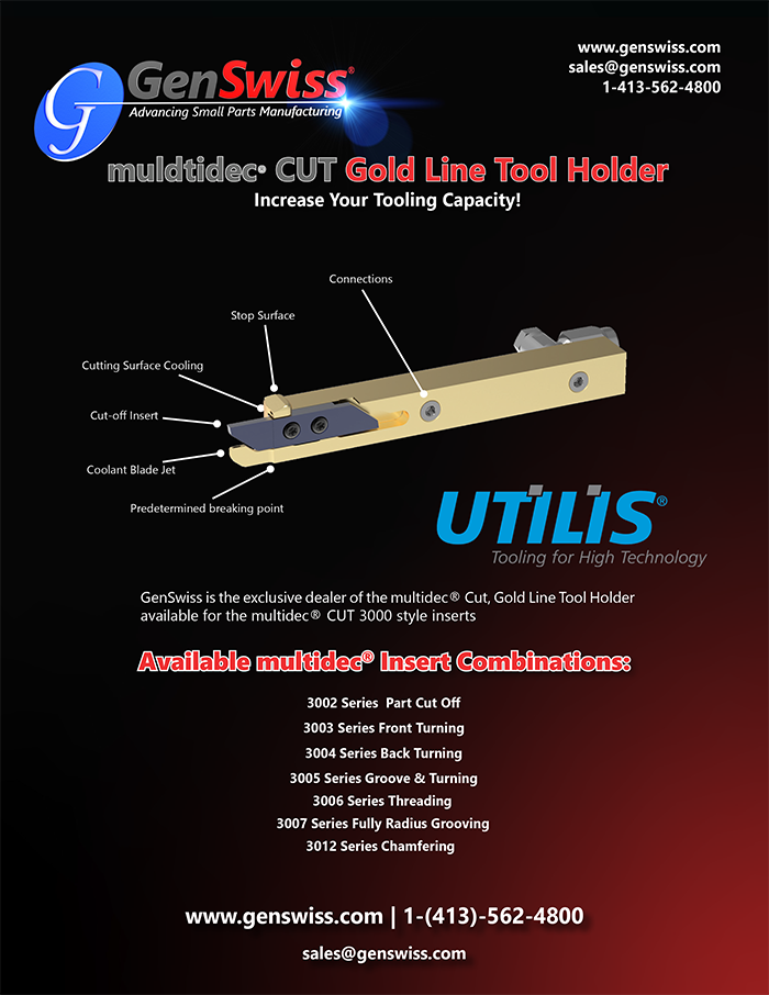 Multidec CUT Gold Line Tool Holders Thumbnail