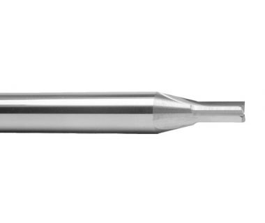 TE-111-3-2.7: 2.7mm  3FL Straight Carbide E/M, 6mm LOC, 3mm Shank, 38mm OAL