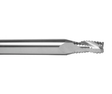TE-115-10: 10mm  4FL Carbide Med Pitch Roughing E/M, 22mm LOC, 10mm Shank, 72mm OAL