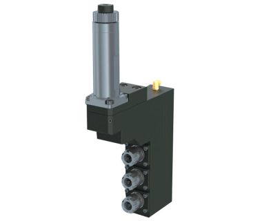 HAN-3ZE16-XD32 3-spindle z-axis end drilling/milling unit. ER16 collet chucks